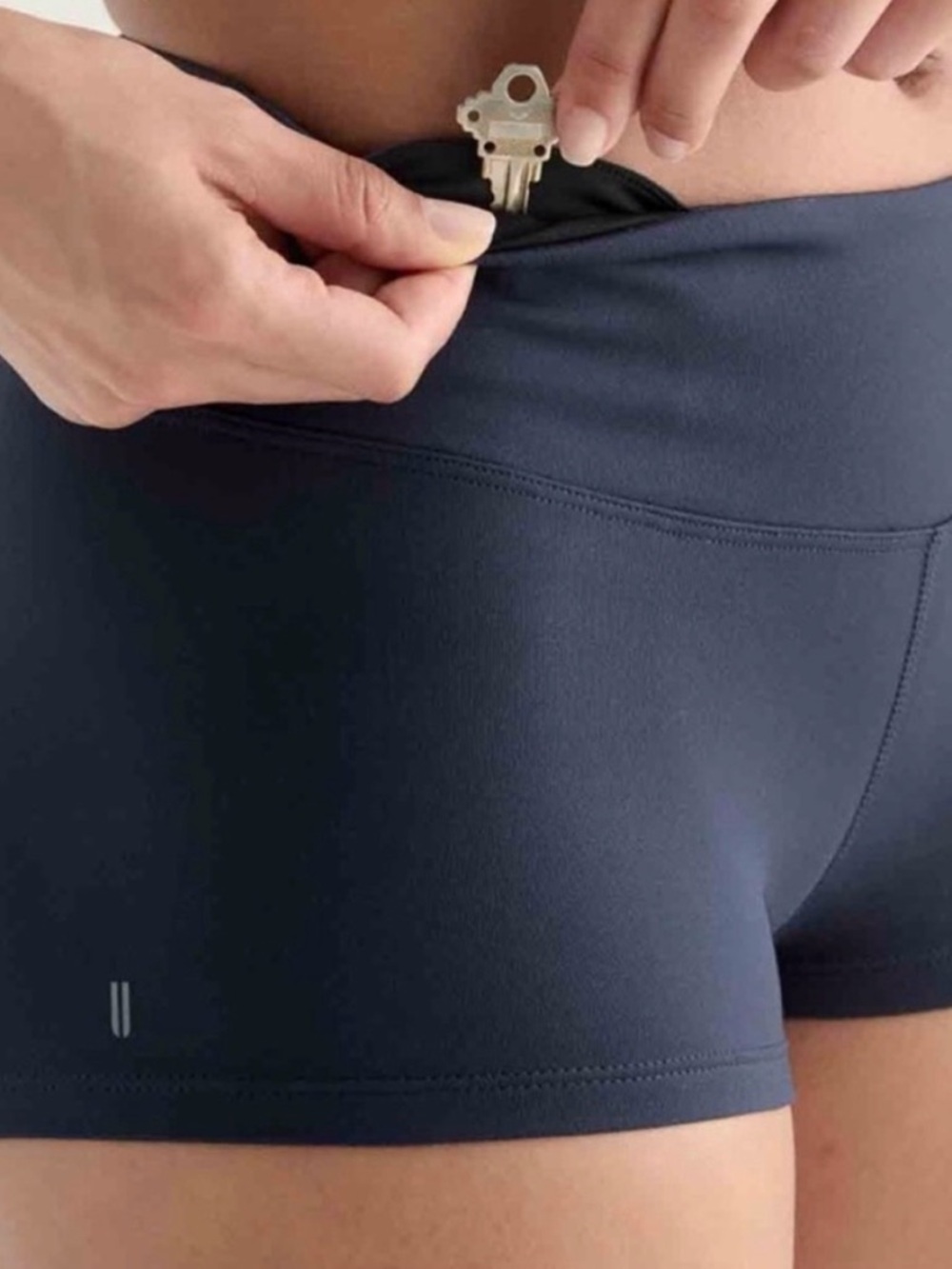 NoBull Women’s 2” Fitted Shorts - Dark Shadow Gray Size Small - Picture 3 of 11